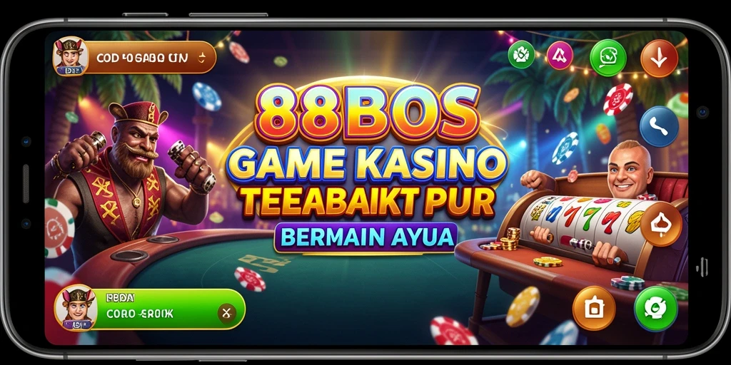 Screenshot gameplay 88BOS menampilkan aksi seru permainan Kasino.