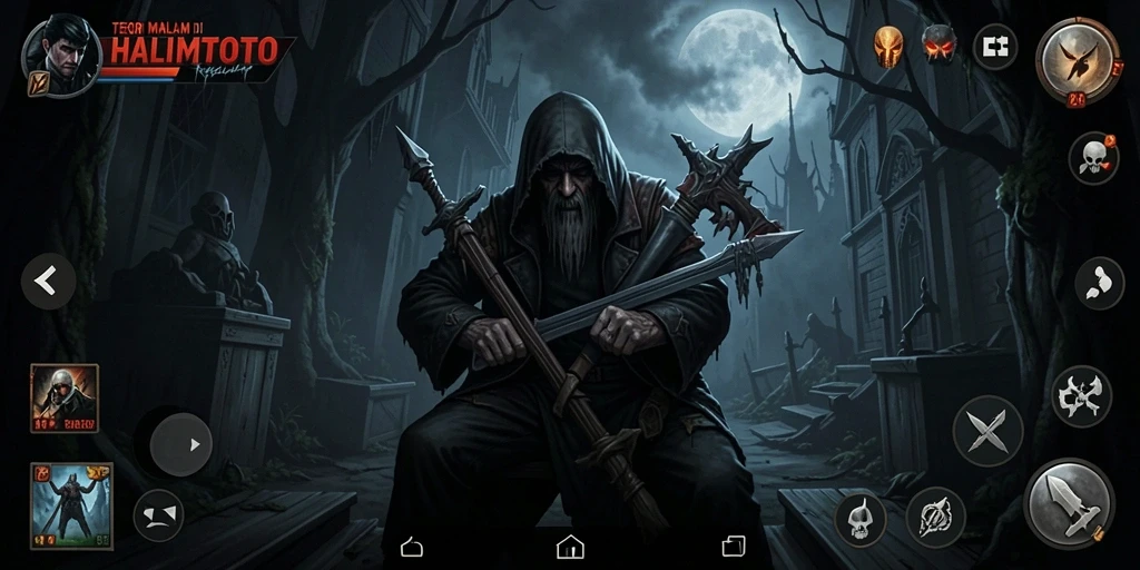 Menampilkan atmosfer mencekam dan gameplay menegangkan di HALIMTOTO.