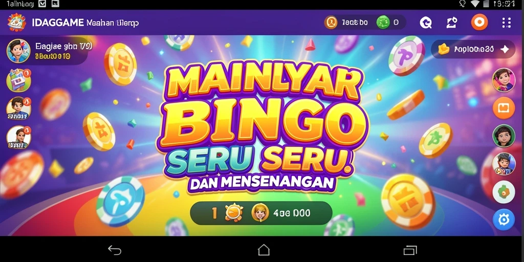 Tampilan gameplay Bingo yang seru dan interaktif di IDAGAME.
