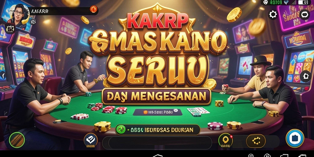 Screenshot KAKRP menampilkan gameplay Kasino yang seru dan interaktif.