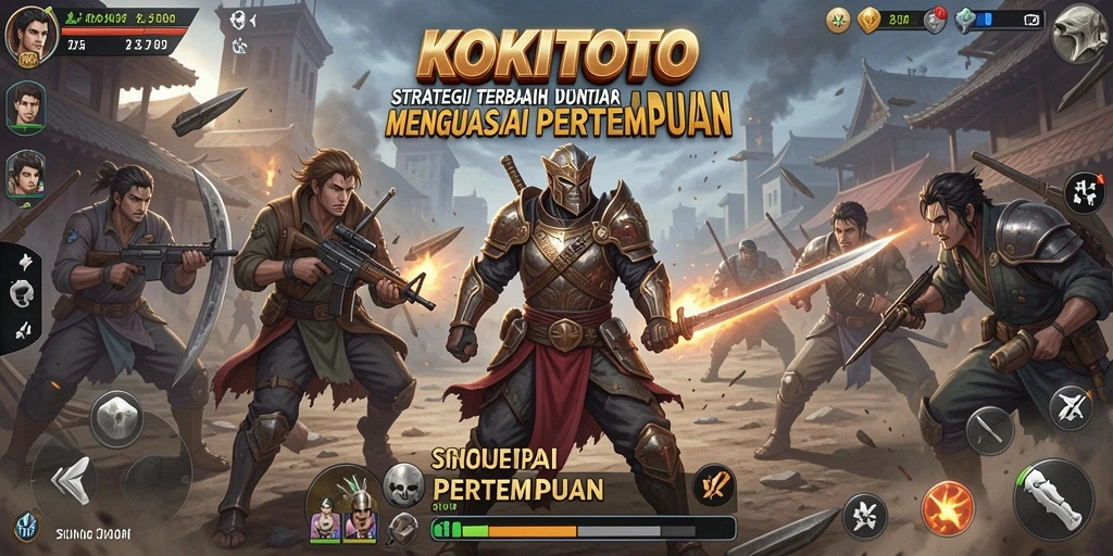 Tampilan gameplay KOKITOTO yang penuh strategi dan aksi.