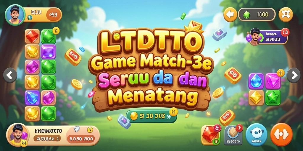 Tangkap momen seru bermain LTDTOTO dengan gameplay Match-3 yang mengasyikkan.