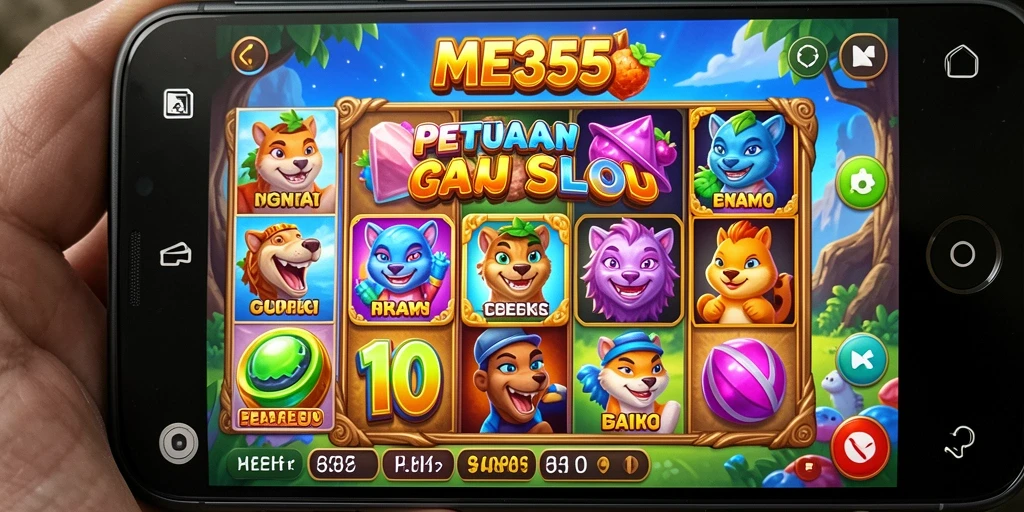 Tampilan gameplay Slot yang mengesankan dan penuh warna.