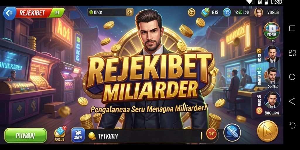Tampilan gameplay REJEKIBET yang seru dan interaktif.