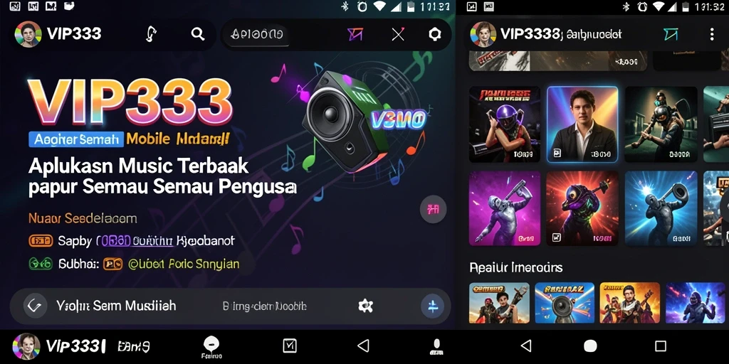 Tangkapan layar VIP333 menunjukkan pengalaman mendengarkan musik yang mendebarkan.